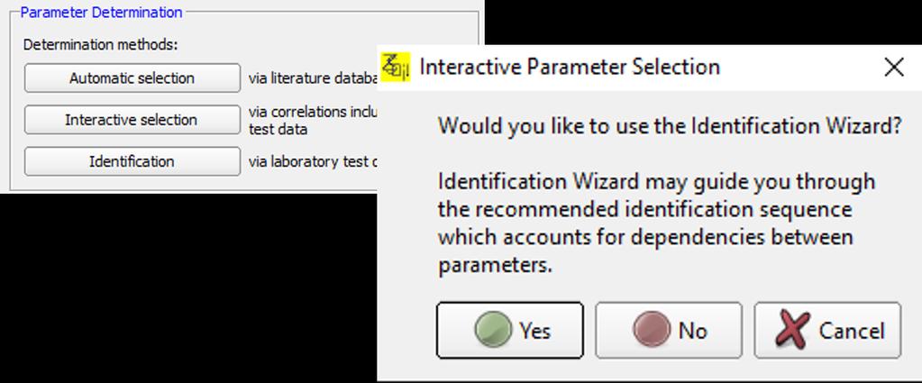 CHAPTER 4. PARAMETER DETERMINATION 4.2 INTERACTIVE PARAMETER SELECTION The Interactive Parameter Selection offers the possibility of a manual knowledge extraction.