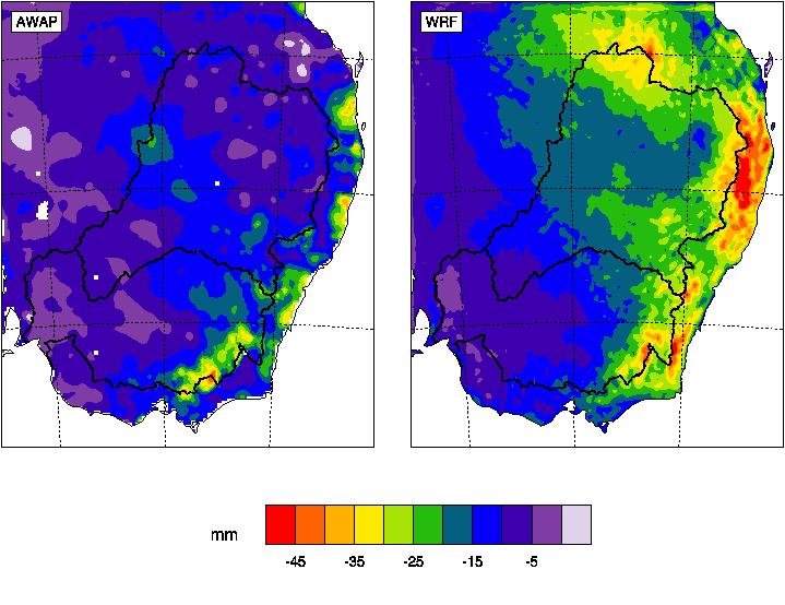 different between with WaterDyn generally producing larger soil moisture anomalies for the same precipitation anomaly. 6.