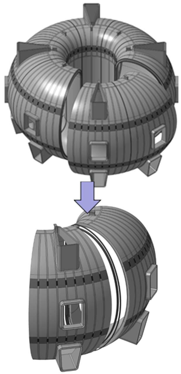 CFETR Vacuum Vessel - A torus