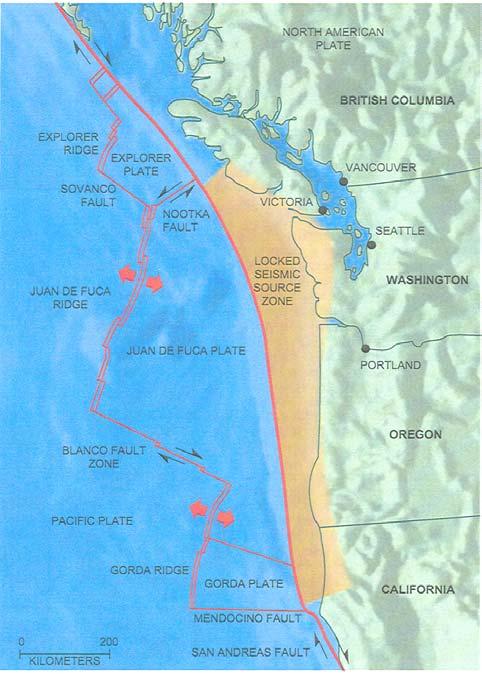 17 September 2007 Lecture 6 West Coast Earthquakes & Hot Spots 4 Figure 6.