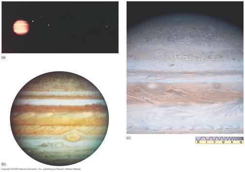 11.1 Orbital and Physical Properties Three views of Jupiter: From a small