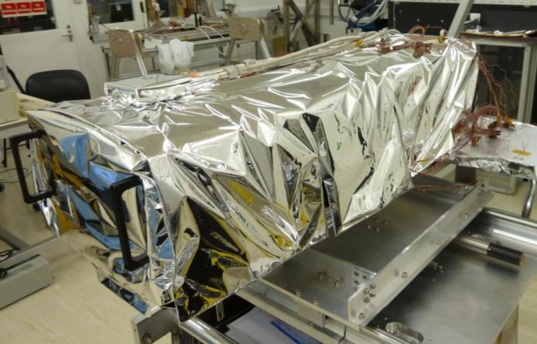 Heaters simulate heat flows from instrument to spacecraft Shroud is wrapped in multi-layer insulation (MLI)