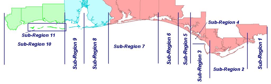 Sub-Region 8 Sub-Region 6 Sub-Region 4