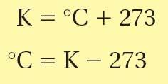 Because one degree on the Celsius scale is equivalent to one kelvin on the Kelvin scale, converting from one