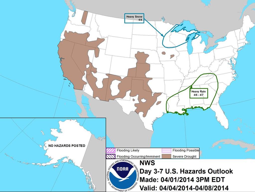 Hazard Outlook: April 4 8 http://www.cpc.ncep.