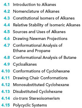 Ch.4: Alkanes and