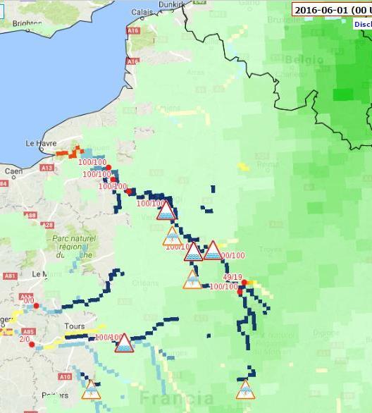 E F A S p o r t a l s e r v i c e s Information on current and past floods situation: active information on alert areas, flood forecasting, flood probability and real time hydrographs Maps of the