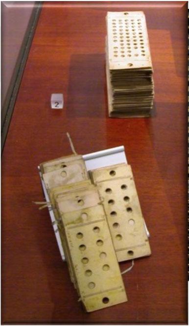 punched cards "It is only a question of cards and time, [ ] and there is no reason