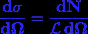 Luminosity Luminosity L : number of particles per unit time and unit area: [ L ] = cm - s -1 dn = L dσ.