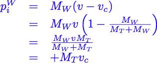 Extra Note Particle Momentum in CM Frame Momentum of each particle to an observer in the CM frame TARGET NUCLEUS. Moves at velocity -v c so momentum is -M T v c or WIMP.