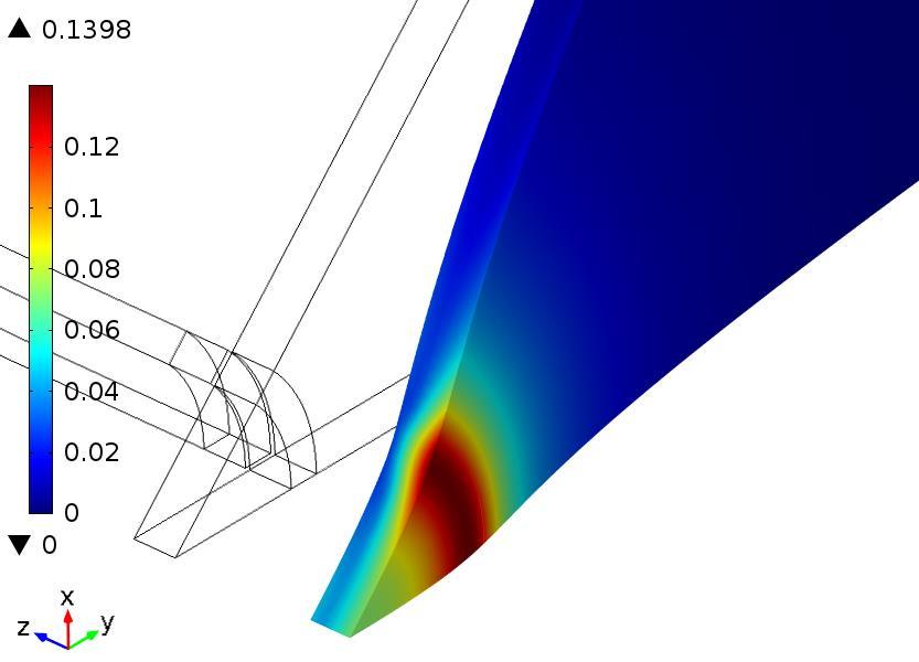 Hard impact simulation steel tube collision Energy dissipation (fixed