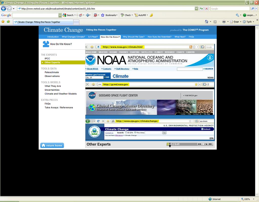 Using NOAA Products Identifying NOAA as a