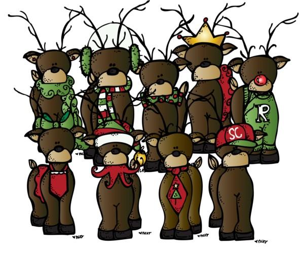 Meet the eindeer Santa has 9 reindeer and they are all very special. They are best friends and love to play games together, but they all have their own personalities.