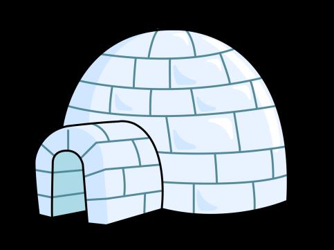 1. Igloos (meaning snowhouses ) is a type of shelter with walls made of blocks of compacted snow.