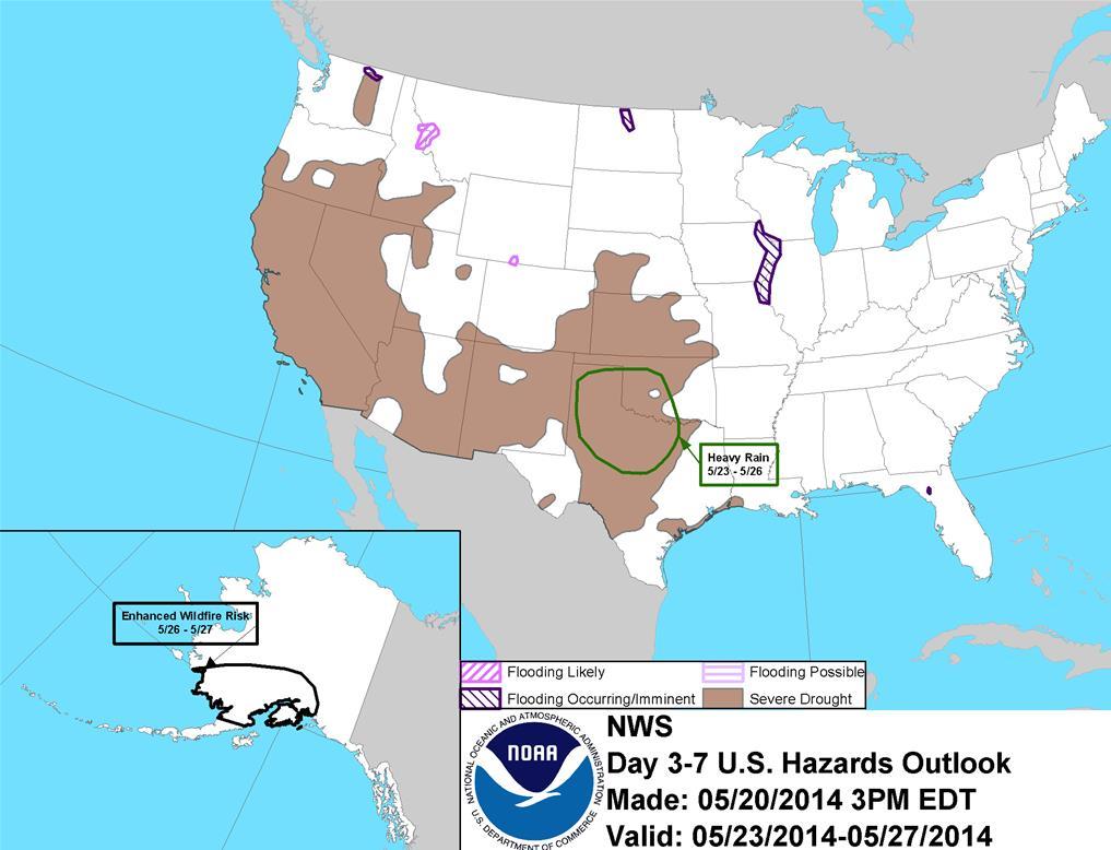 Hazard Outlook: May 22-26 http://www.cpc.ncep.