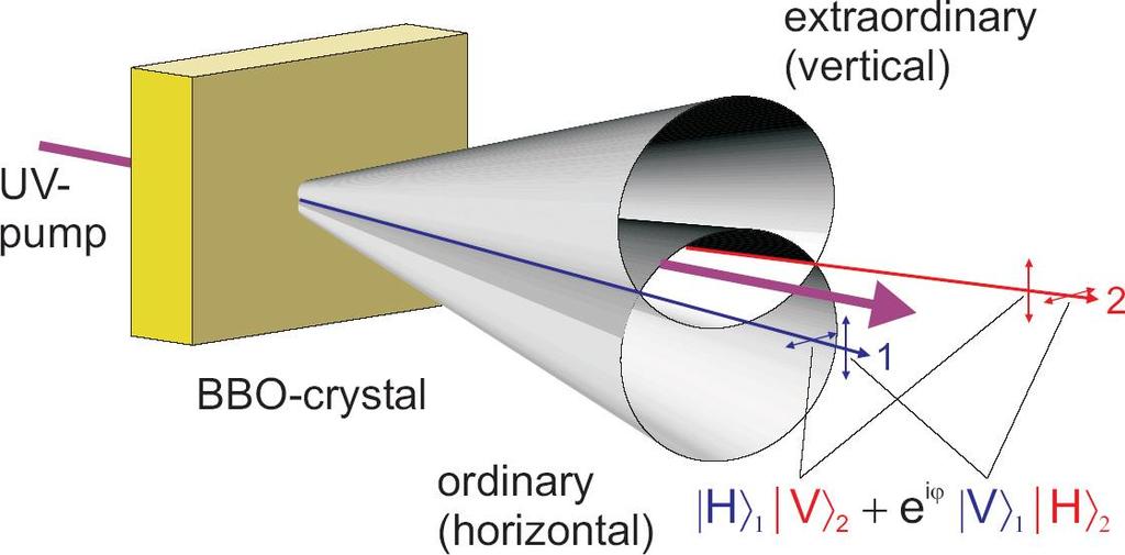 (Figure 1). Placing linear polarizers between the crystals and the APDs allows us to manipulate the polarization of the light entering one APD or the other.
