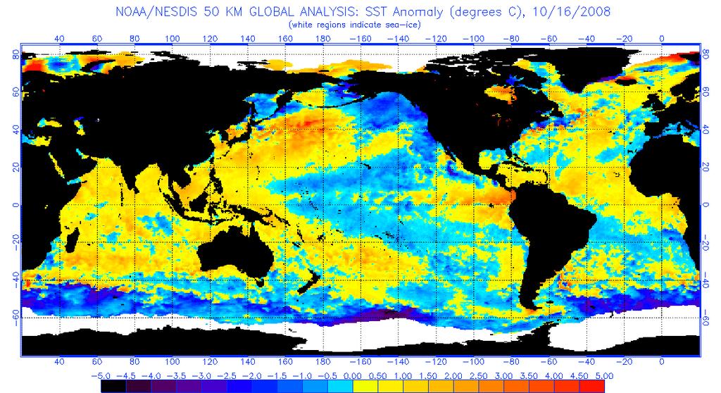 Figure 7: October vertical wind shear anomalies across the