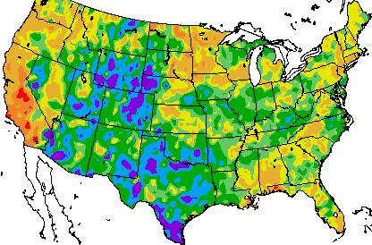 Current Headlines Percent of Normal Precipitation (%) 7/8/2014 7/7/2015 Percent of Normal Precipitation (%) 7/8/2012 7/7/2015 Standing water threatens crops in western Wis. HAMMOND, Wis.