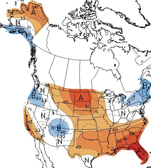 8 14 Day Weather Information Commentary: The 8 14 day temperature outlook for July 16 th to July 22 nd forecasts above to much above normal temperatures for much of the US with the most aboves still