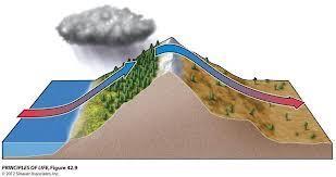 Variations in the lay of the land will affect amounts of precipitation The amount of water
