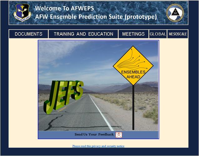 AFWEPS Webpage https://weather.afwa.af.mil/host_home/dnxm/jefs/jefs.