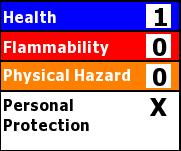 Page 6 of 8 14.5 Environmental hazards: 14.6 Special precautions for user: Danger code (Kemler): EMS number: Segregation groups: 14.