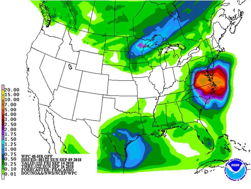 QPF Discussion Latest (i.e. early morning) 1-5 day precipitation forecast from the Weather Prediction Center. I have no disagreements with this forecast.