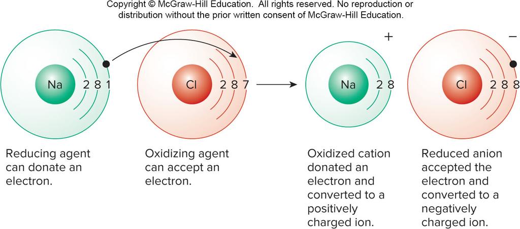 Oxidation-Reduction Reactions Energy exchange in cells is a result of the movement of electrons from one