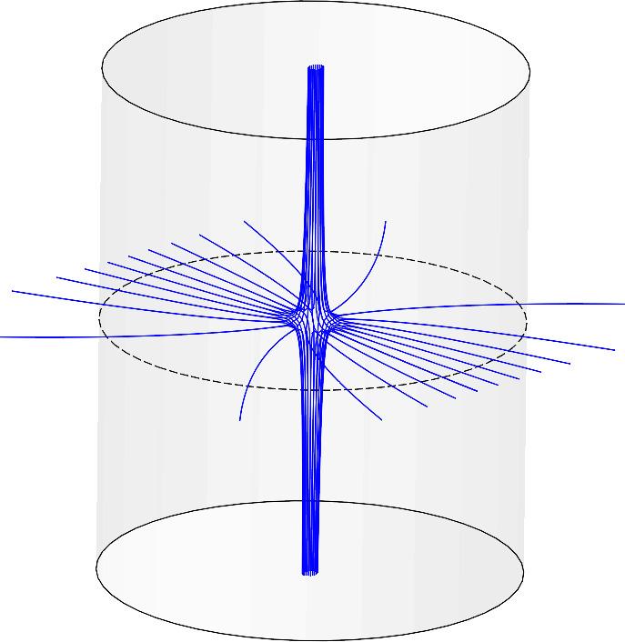 Flare ribbons in configurations with magnetic null points strong field direction spine fan weak field direction (a) Figure 1.
