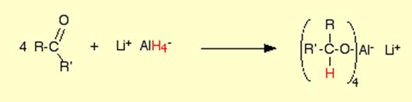 We have previously seen the oxidation of alcohols using... We can reverse these reactions using lithium aluminium hydride (LiAlH 4 ) or sodium borohydride (NaBH 4 ).