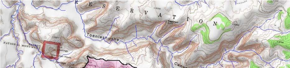 Figure 6. Watershed Delineation (USGS StreamStats) The area outlined in black is the delineated watershed.