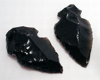 Obsidian & Pumice 2. Obsidian: Black glass A.