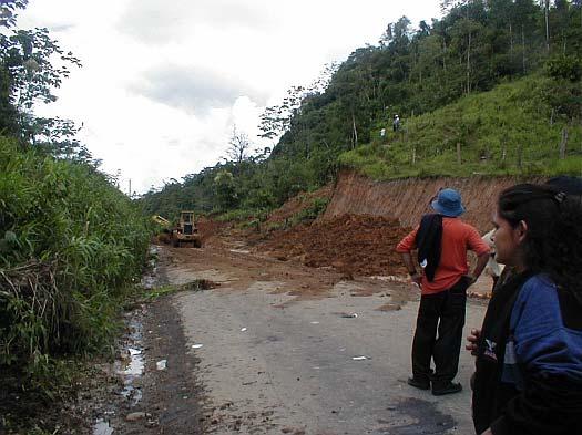 Landslides Land slippage can