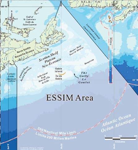 Canada Eastern Scotian Shelf Integrated Management Planning area of Eastern Scotian Shelf is 325,000 km 2 Developed under authority of Canada s Oceans Act of 1997 Takes objectives-based approach to