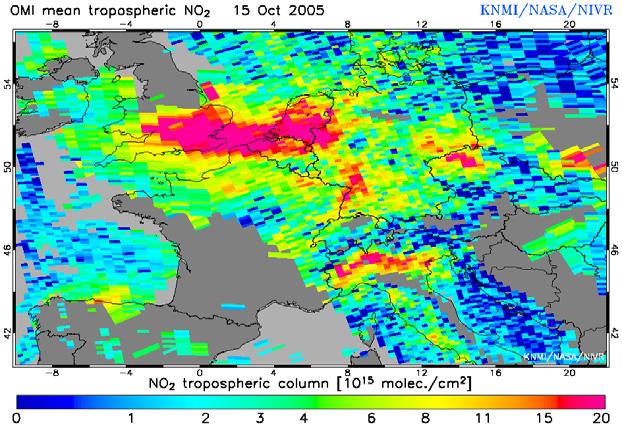 Saturday 15 October 2005 Sunday 16 October 2005 Monday 17 October 2005 Figure 1: Day-to-day NO 2 variation over Europe seen by OMI (courtesy KNMI/NASA/NIVR) Preliminary Mission Concept A new