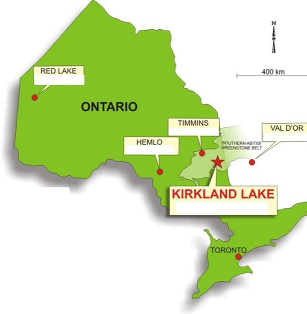 Mirado Gold Project Mirado in Kirkland Lake contains three former producing mines, including the South Zone which Orefinders is completing a PEA to put the Open Pit back into production in the near