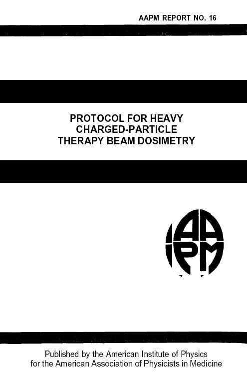 Protocols/COP for proton and heavier ion beam