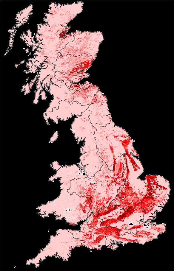 Estimate of Additional Rainfall Required to Overcome Dry Conditions These maps show the Grid-to-Grid (G2G) hydrological model simulated subsurface water storage, expressed as an anomaly from the