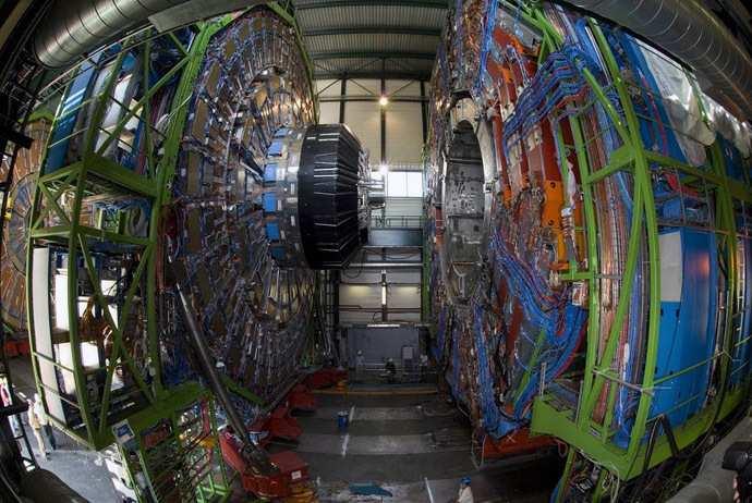 The Large Hadron Collider (LHC) at the CERN (Photo from higgsboson.wikia.