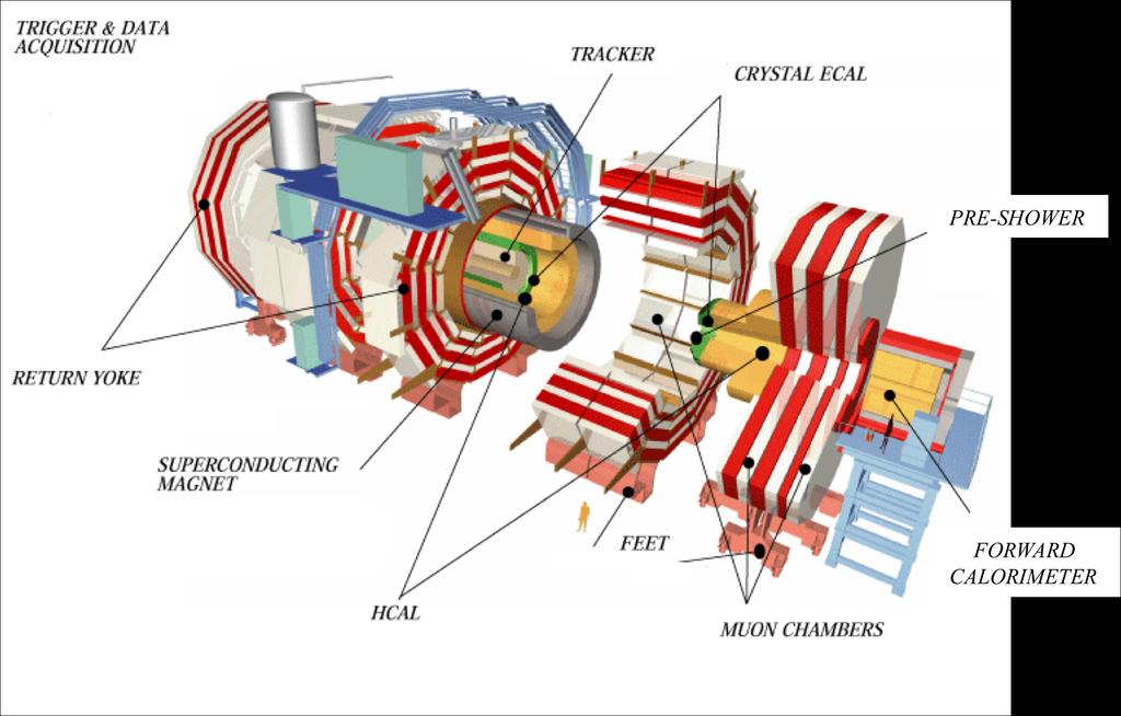 1. Introduction Fig. 1. Schematic view of the CMS detector. Prior to collecting pp collisions the detector has been thoroughly calibrated using muons produced in cosmic rays.