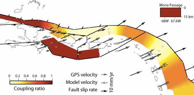How is stress released at slow, obliquely convergent plate boundaries?