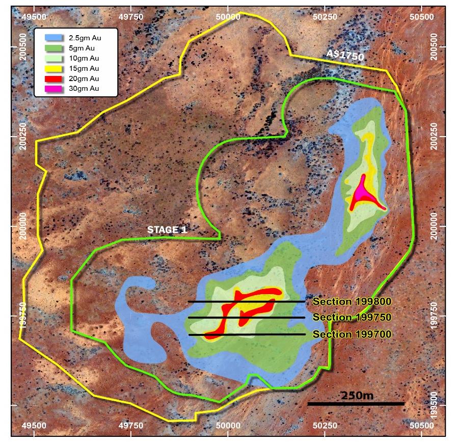 metallurgical characteristics Consistent thick zones of shear zone hosted mineralisation Multiple