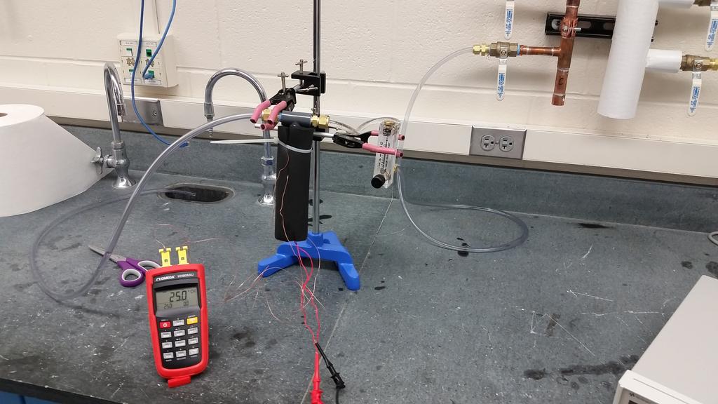 AME 21217: Lab II Fall 2018 Appendix B Figure 4 A photograph of the experimental set up for