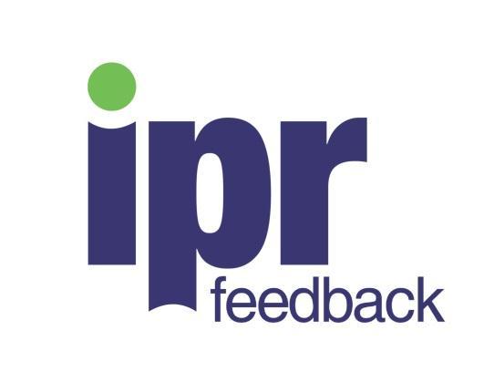 First Survey Carried ut by IPR feedback Hell my name is and I am calling frm IPR Feedback.
