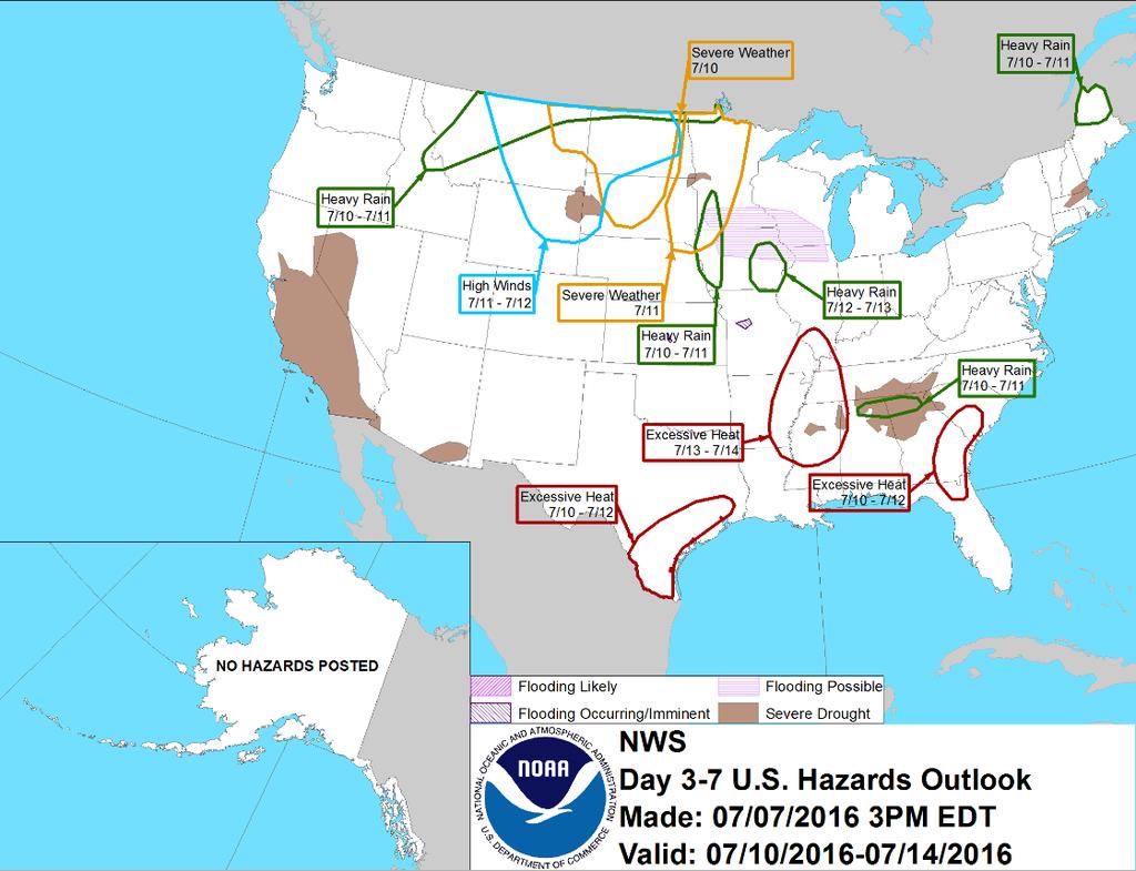 Hazards Outlook - July 10-14 http://www.cpc.ncep.