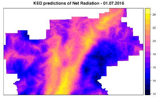 KED Net Radiation Results 5/9 Covariates: altitude,