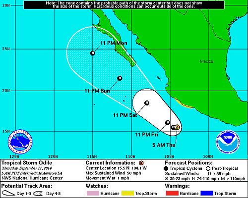 Eastern Pacific-Tropical Storm 