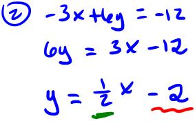 c. x 2y 4 3x 6y 12 d. y 3x 5 x 2y 6 Example 4.