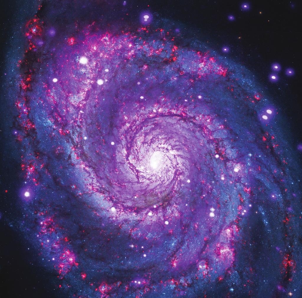 Whirlpool Galaxy: Black Holes & Neutron Stars The Whirlpool is a spiral galaxy with spectacular arms of stars and dust located about 25 million light years from Earth.