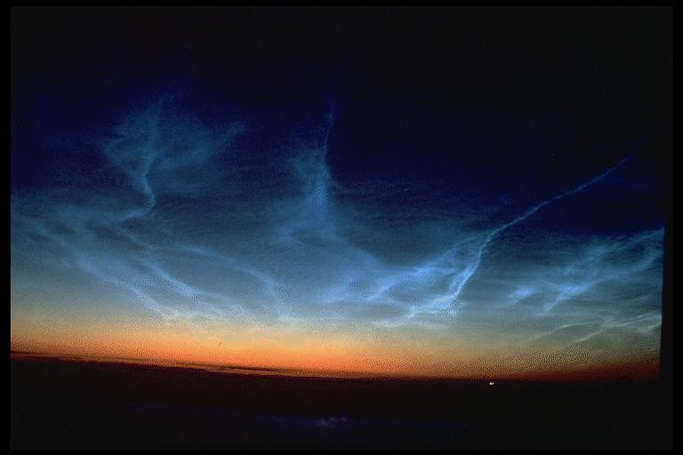 Back in 2011, a student came to class and asked about mesospheric (noctilucent) clouds, because he had